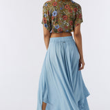 Marnie Solid Midi Skirt
