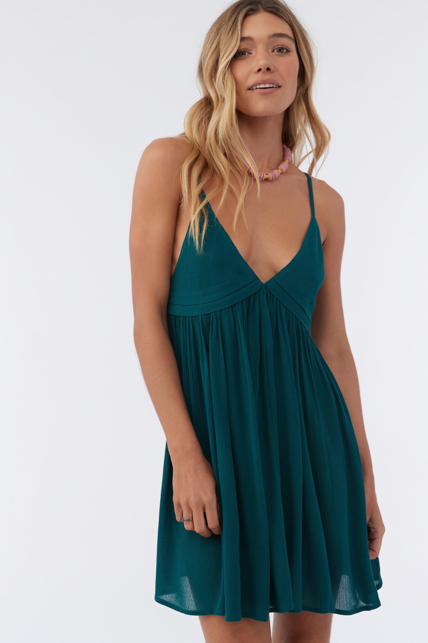 SALTWATER SOLIDS AVERY COVER-UP DRESS