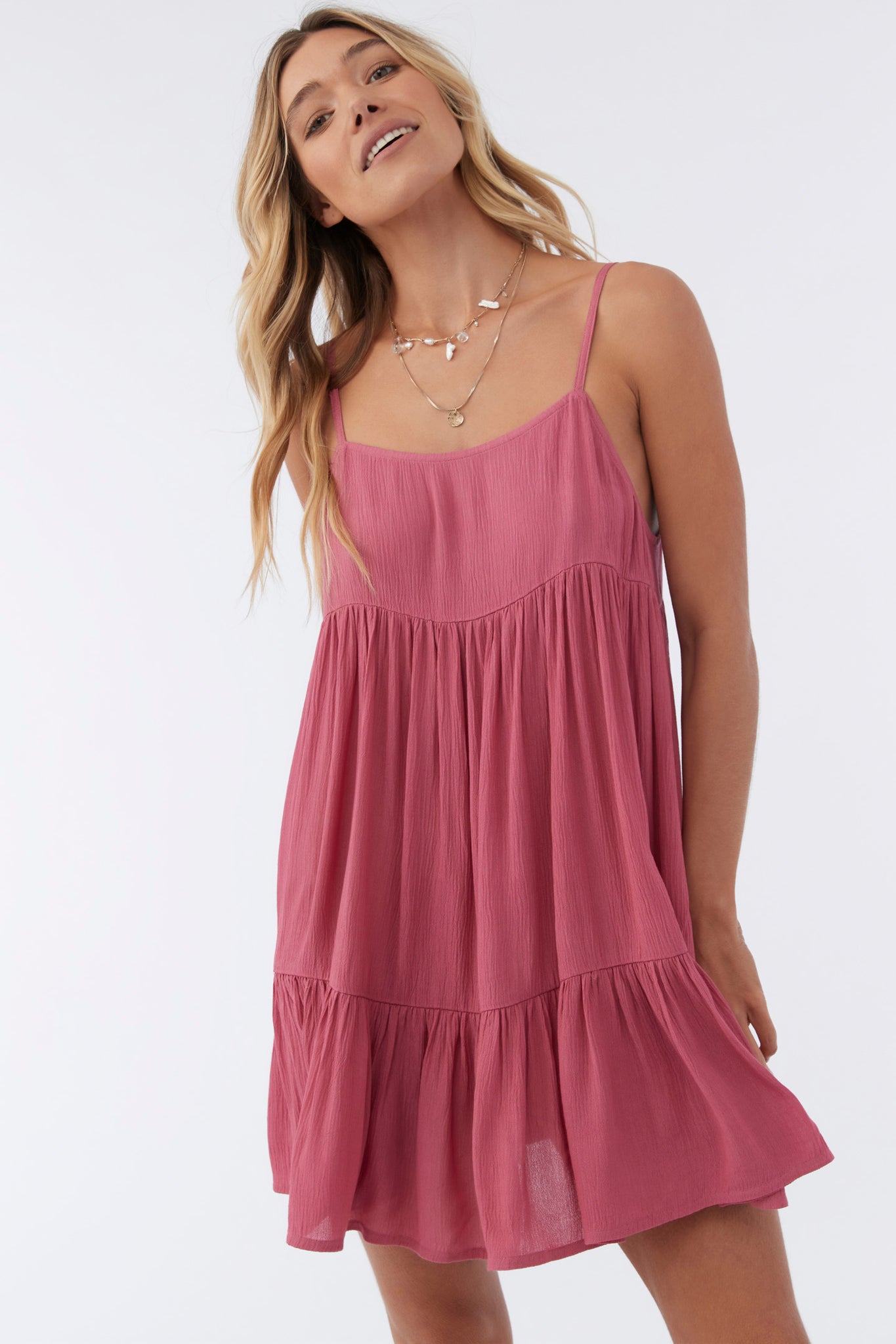 SALTWATER SOLIDS RILEE SWIM COVER-UP DRESS