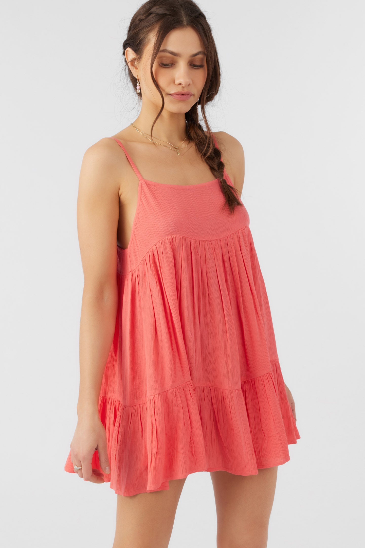 SALTWATER SOLIDS RILEE SWIM COVER-UP DRESS