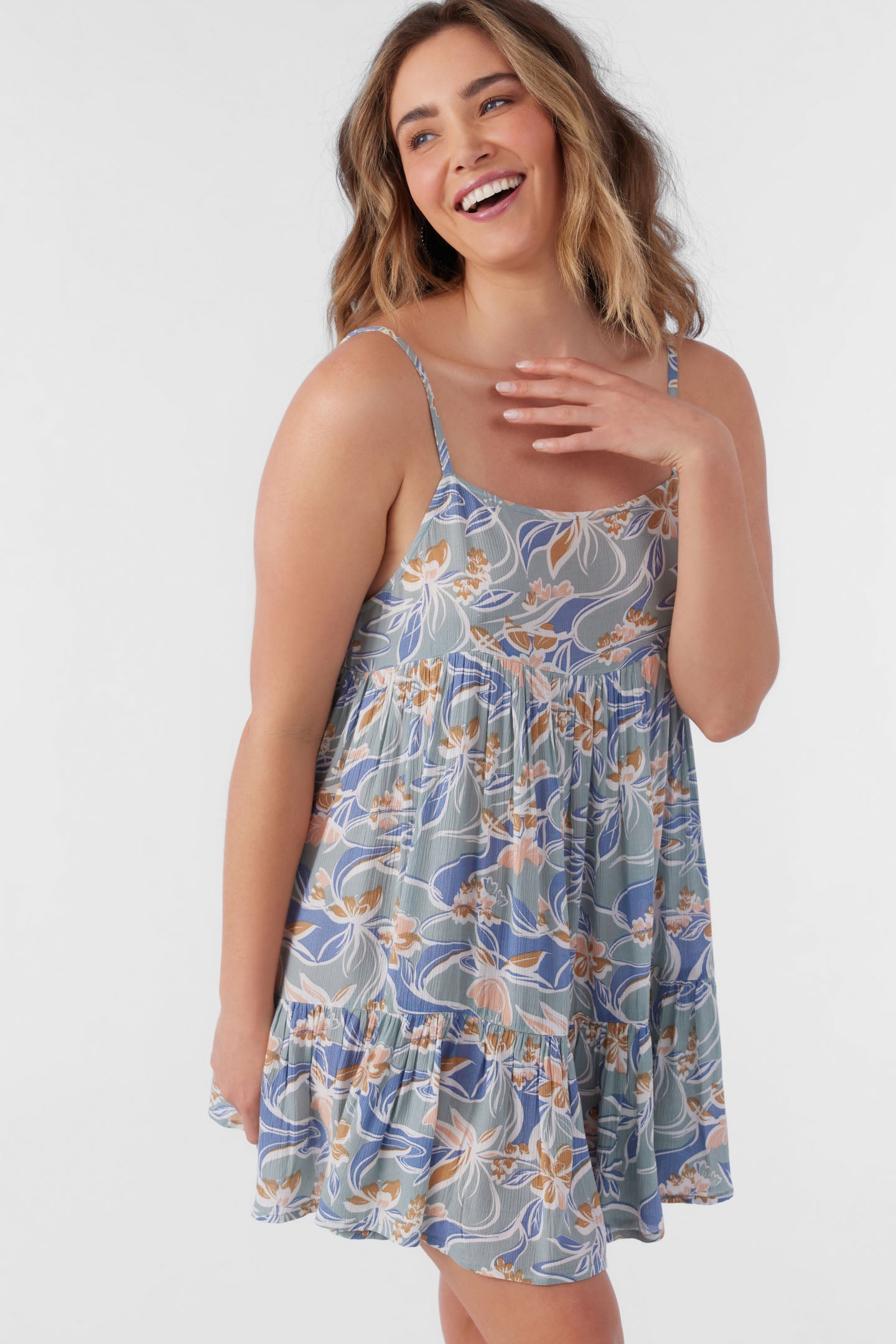 RILEE EMMY FLORAL COVER-UP DRESS