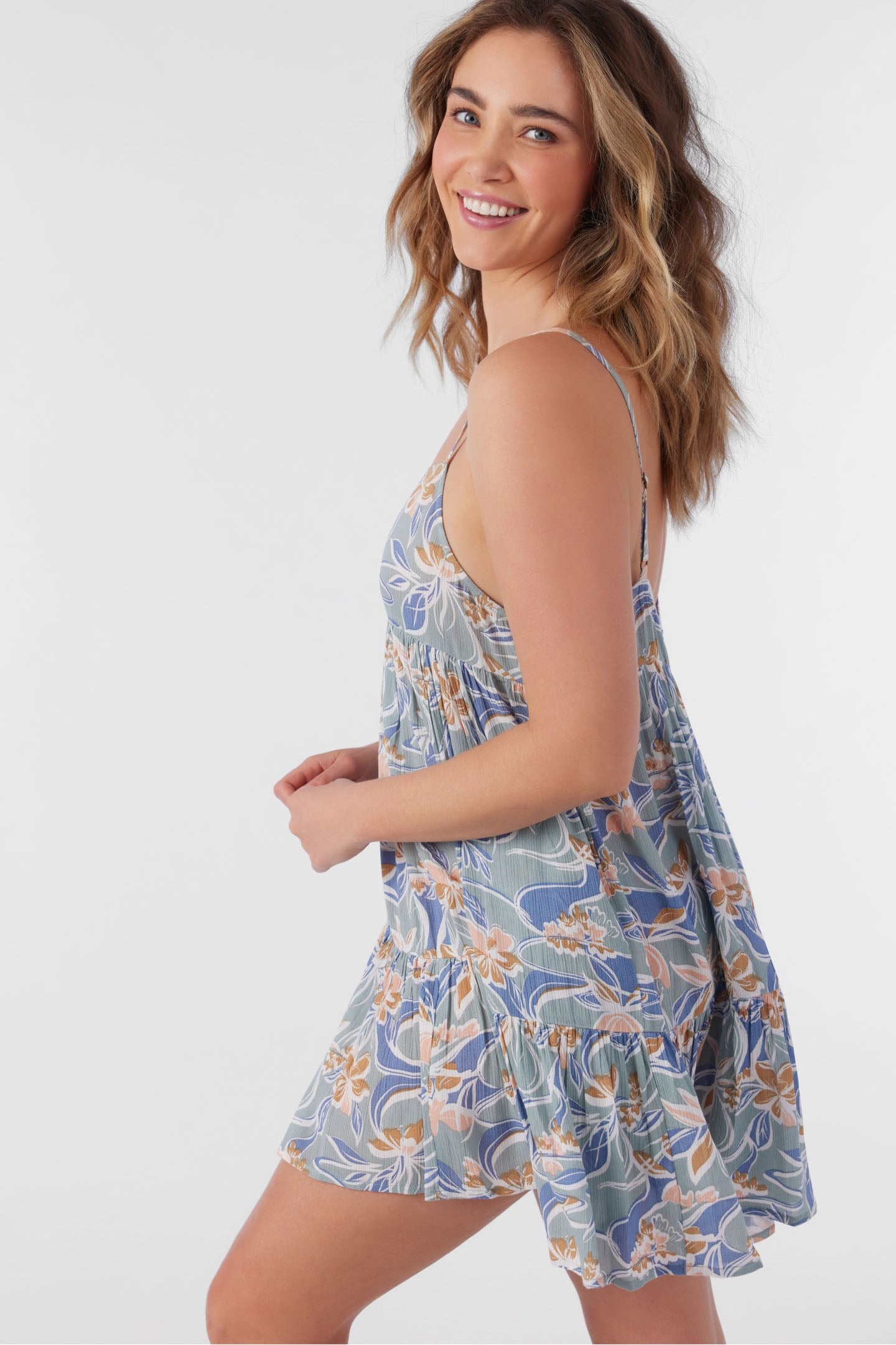 RILEE EMMY FLORAL COVER-UP DRESS