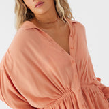 Saltwater Solids Cami Swim Cover-Up