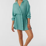 Saltwater Solids Cami Swim Cover-Up