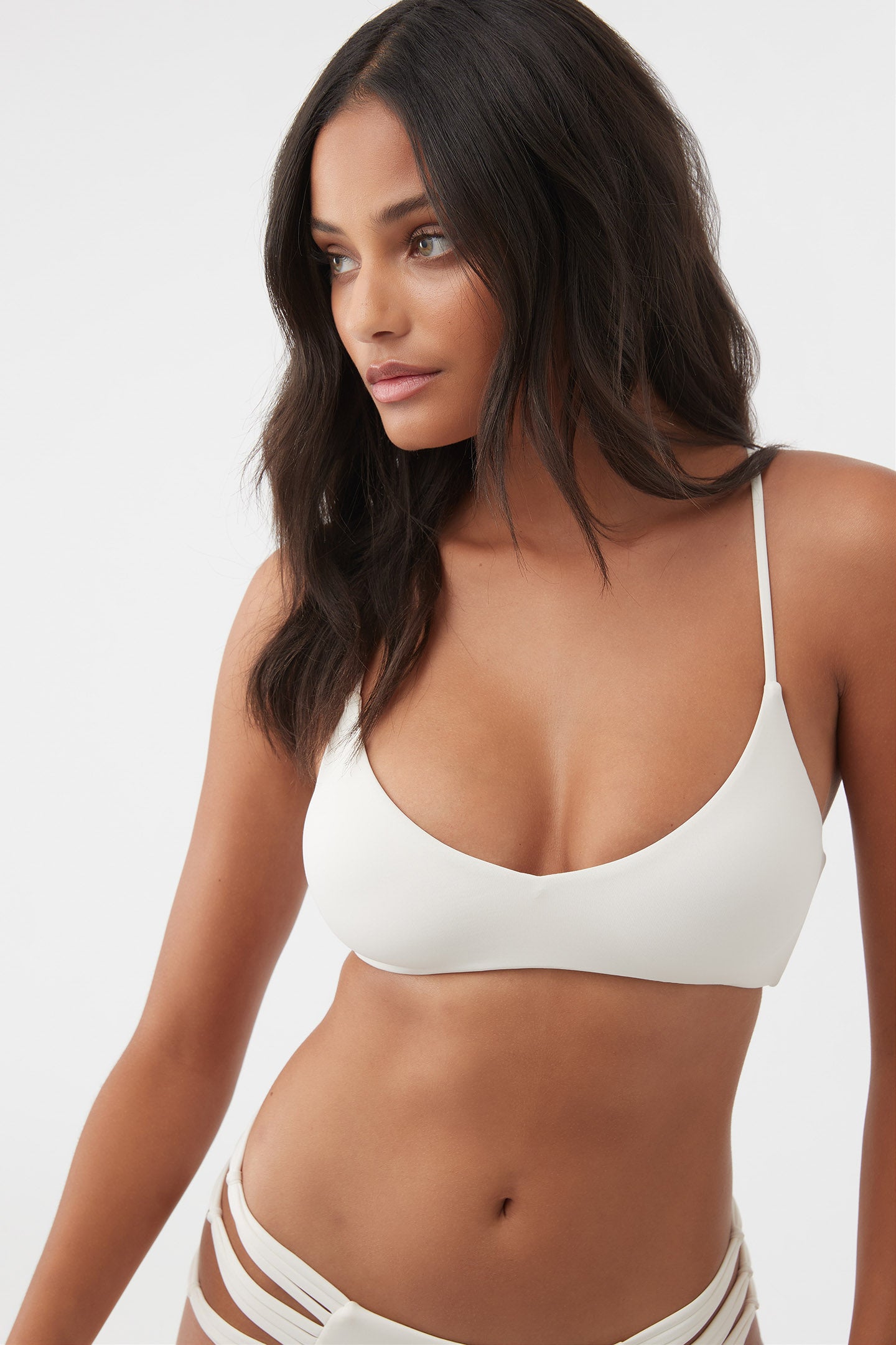 SALTWATER SOLIDS HUNTINGTON BRALETTE TOP