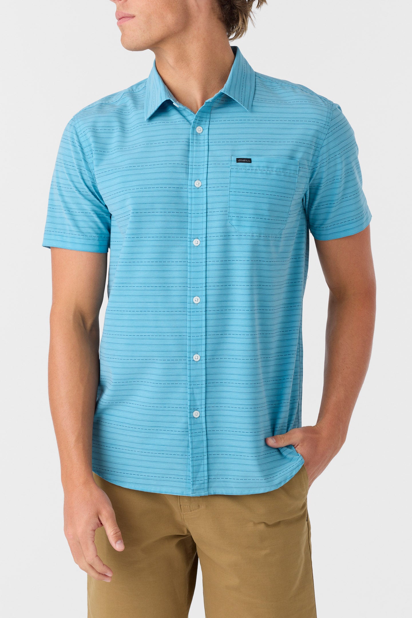 TRVLR UPF TRAVERSE STRIPE STANDARD FIT SHIRT