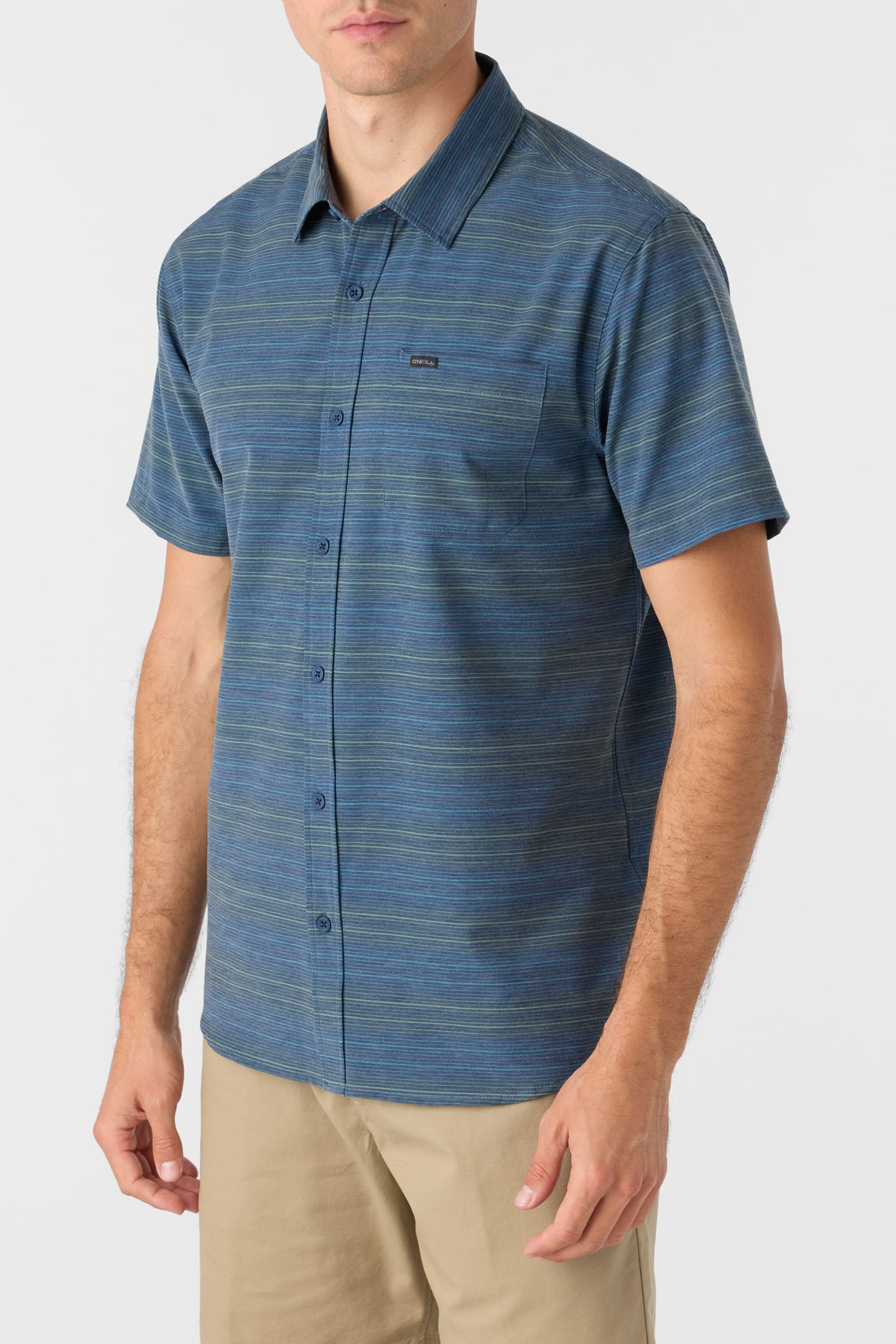 TRVLR UPF TRAVERSE STRIPE STANDARD FIT SHIRT