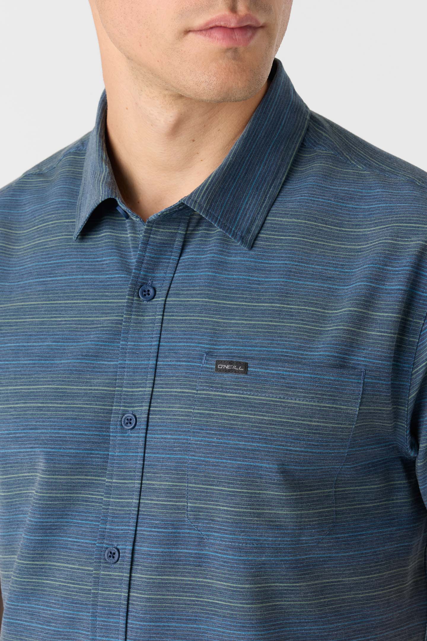 TRVLR UPF TRAVERSE STRIPE STANDARD FIT SHIRT