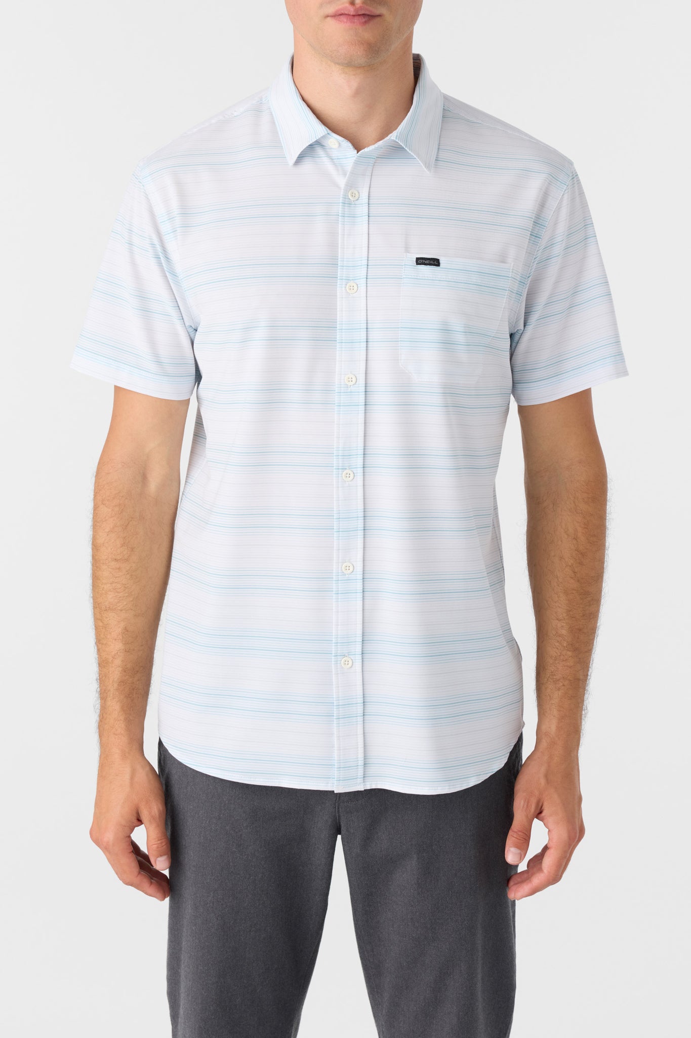 TRVLR UPF TRAVERSE STRIPE STANDARD FIT SHIRT