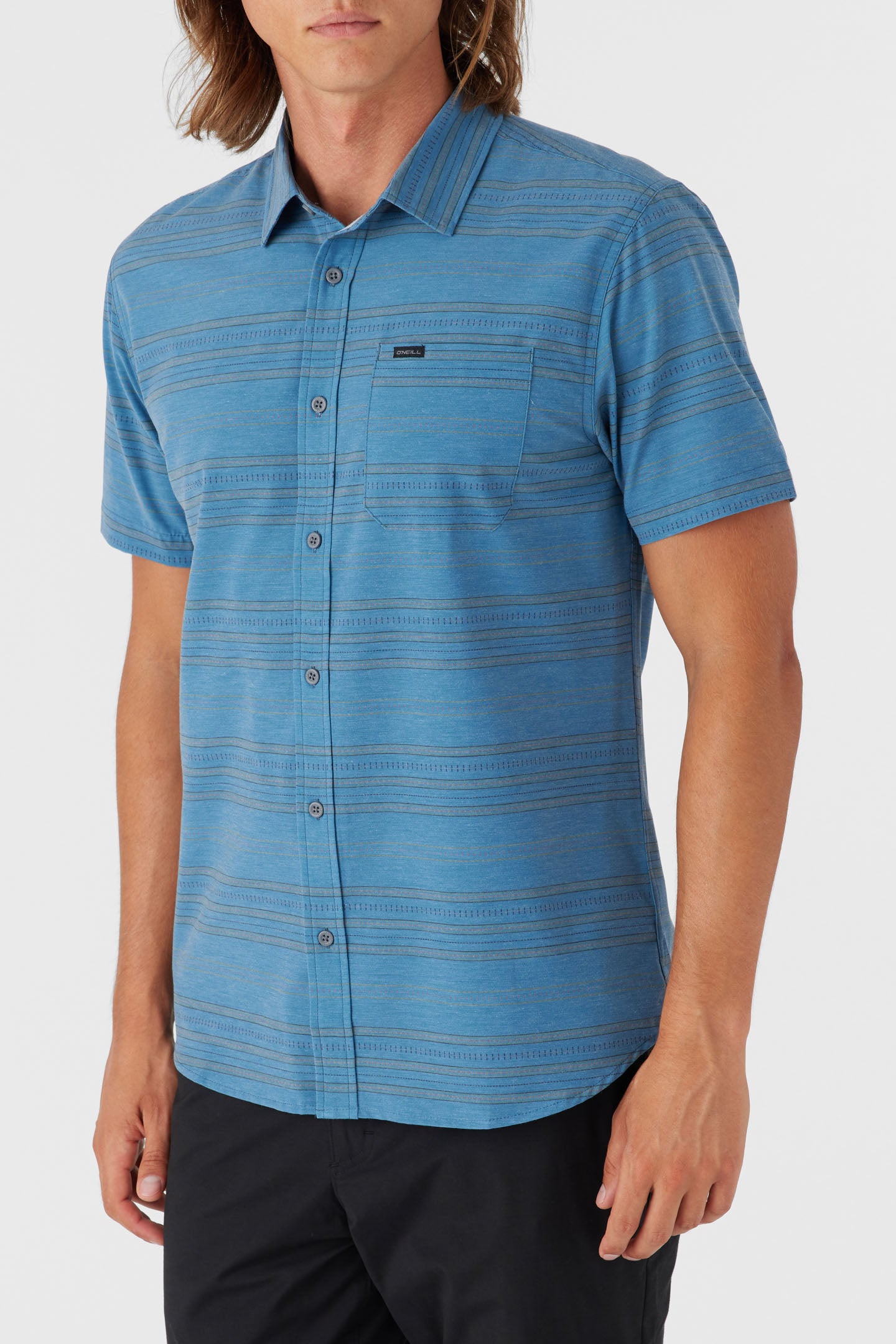 TRVLR UPF TRAVERSE STRIPE STANDARD FIT SHIRT