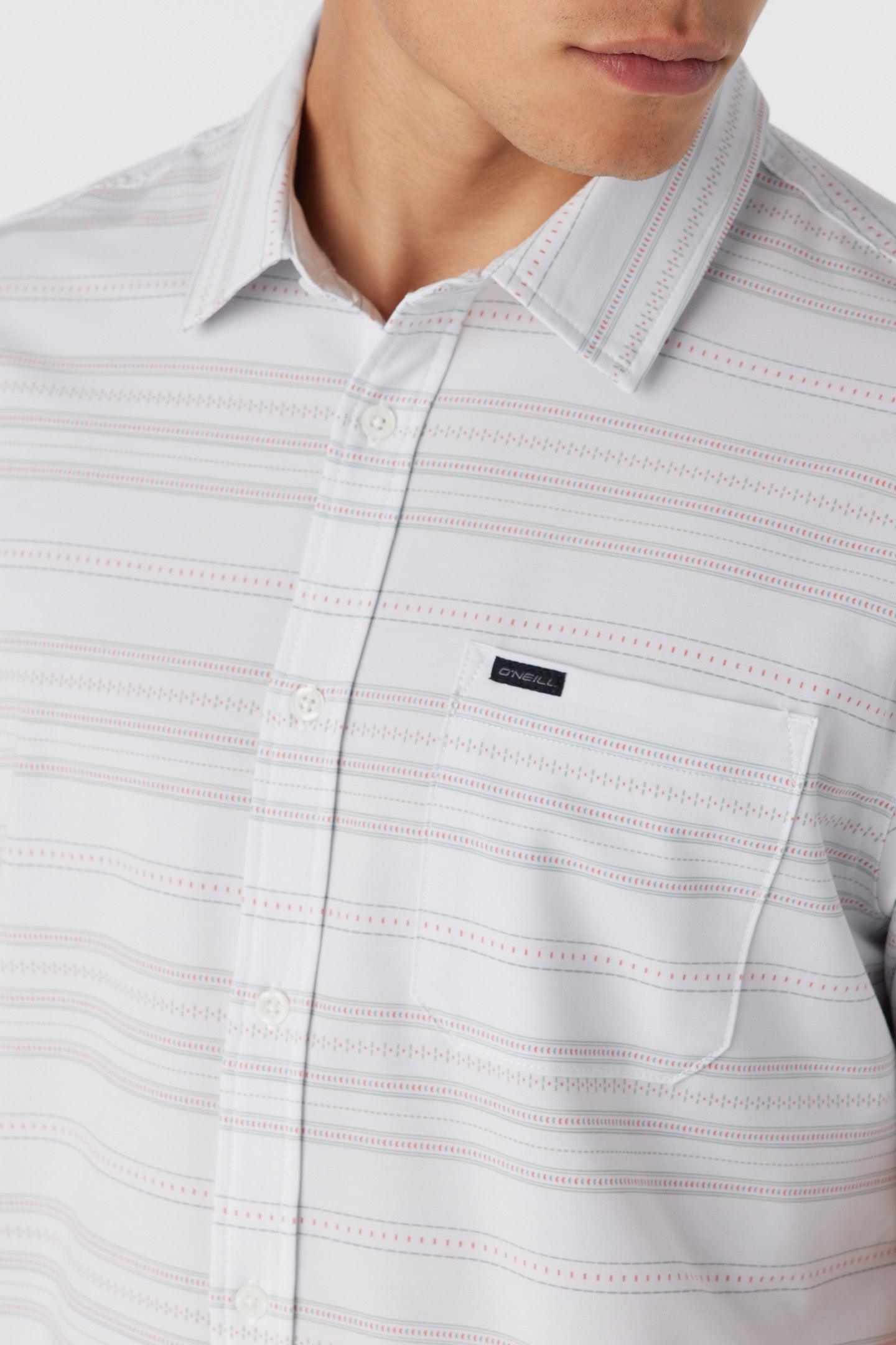 TRVLR UPF TRAVERSE STRIPE STANDARD FIT SHIRT