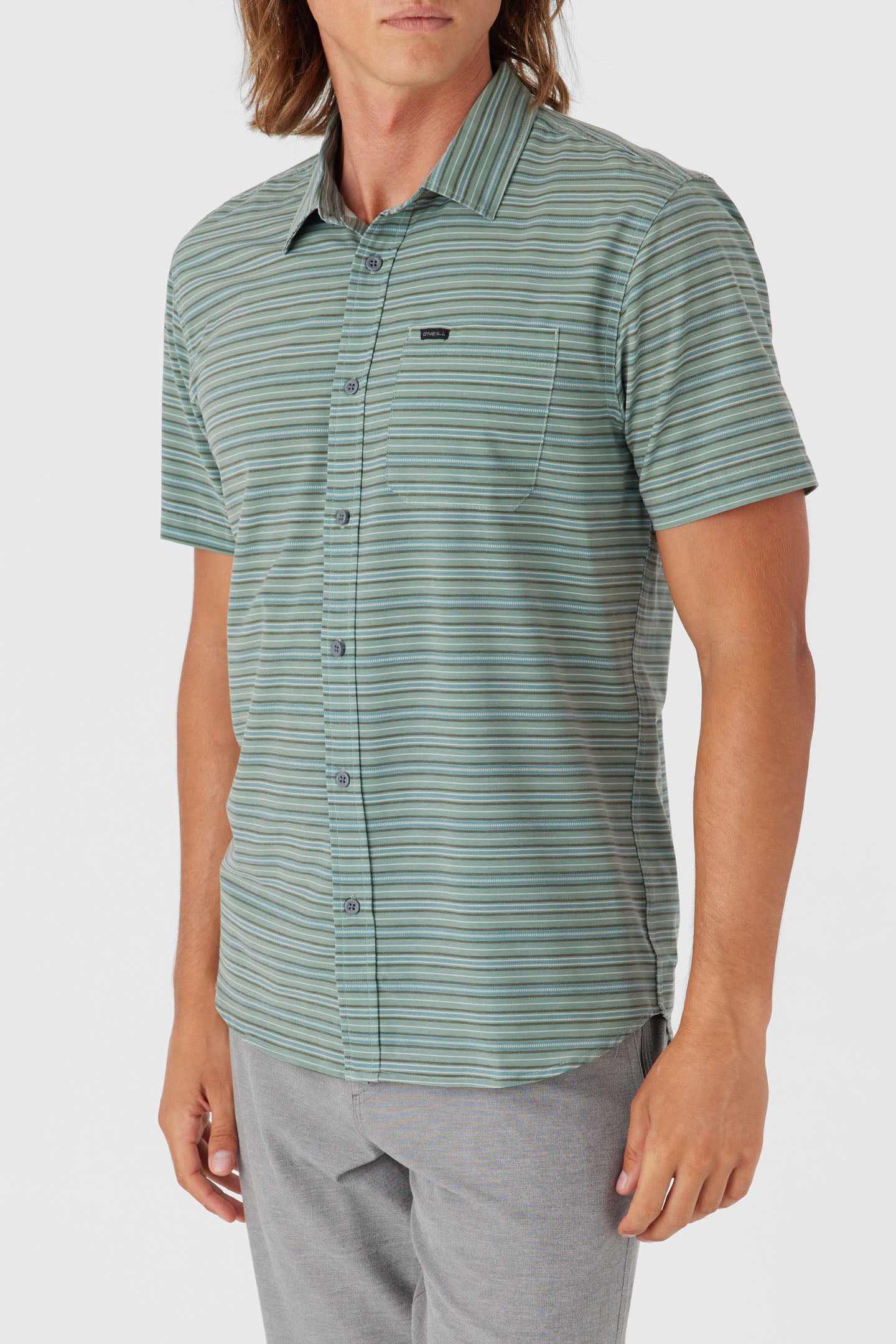 TRVLR UPF TRAVERSE STRIPE STANDARD FIT SHIRT