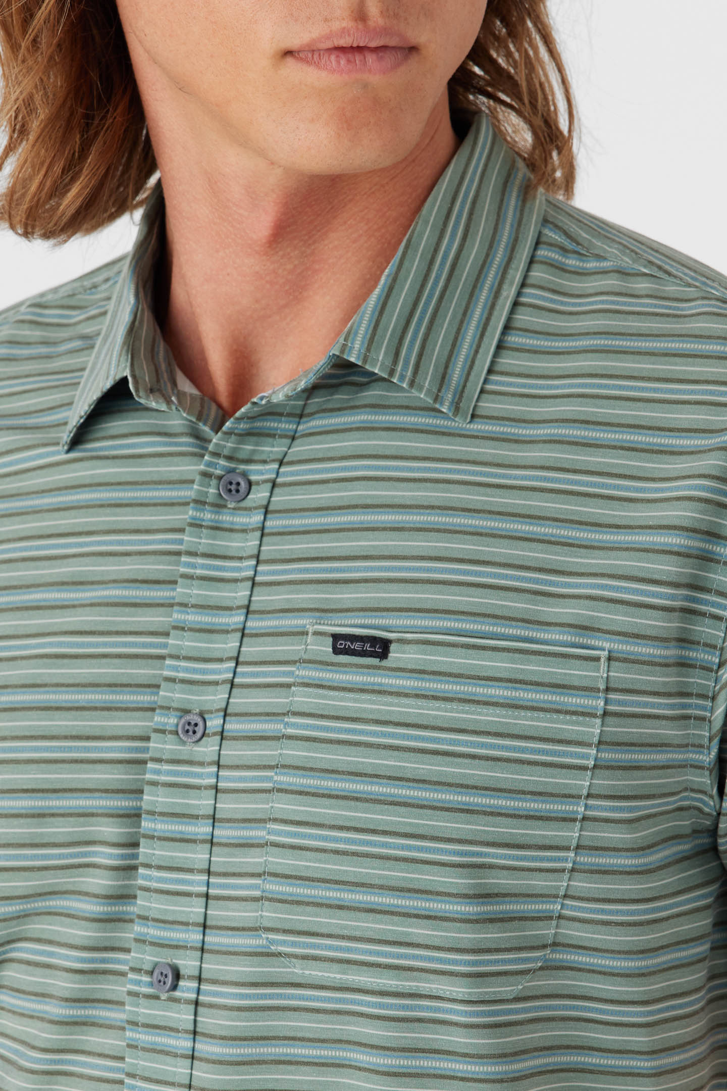 TRVLR UPF TRAVERSE STRIPE STANDARD FIT SHIRT