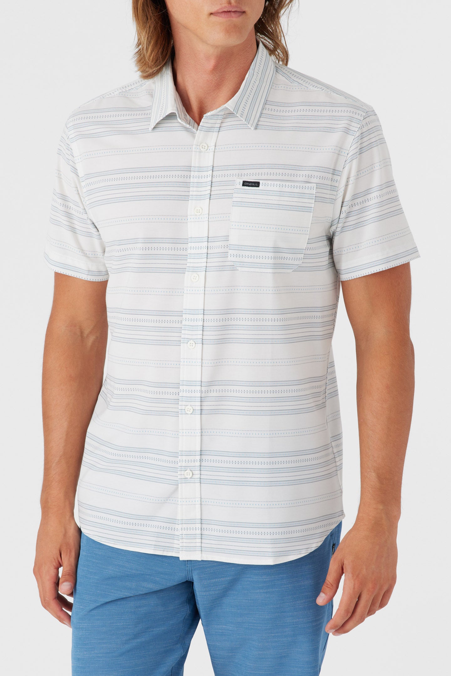 TRVLR UPF TRAVERSE STRIPE STANDARD FIT SHIRT