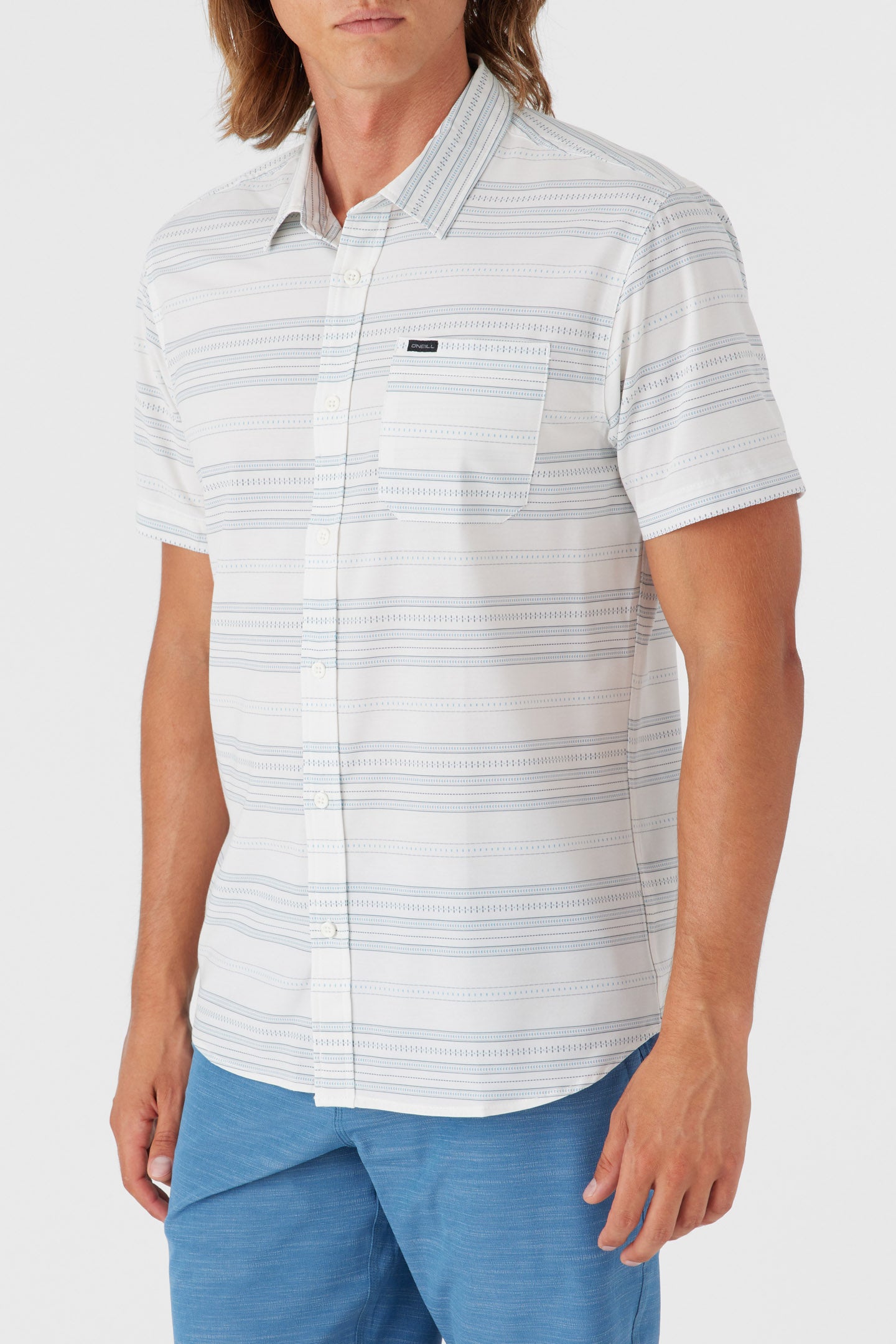 TRVLR UPF TRAVERSE STRIPE STANDARD FIT SHIRT