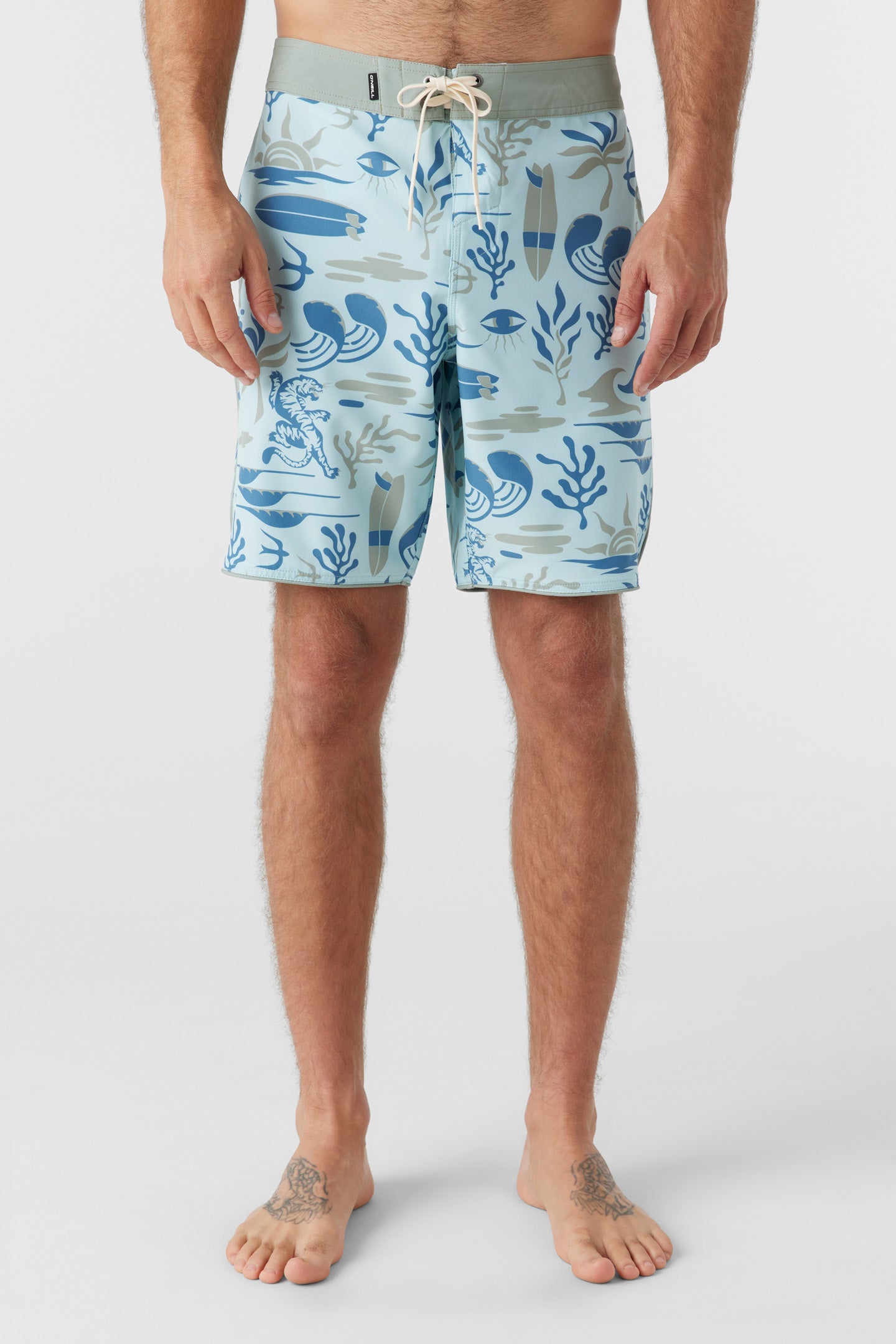 HYPERFREAK MYSTO SCALLOP 19" BOARDSHORTS