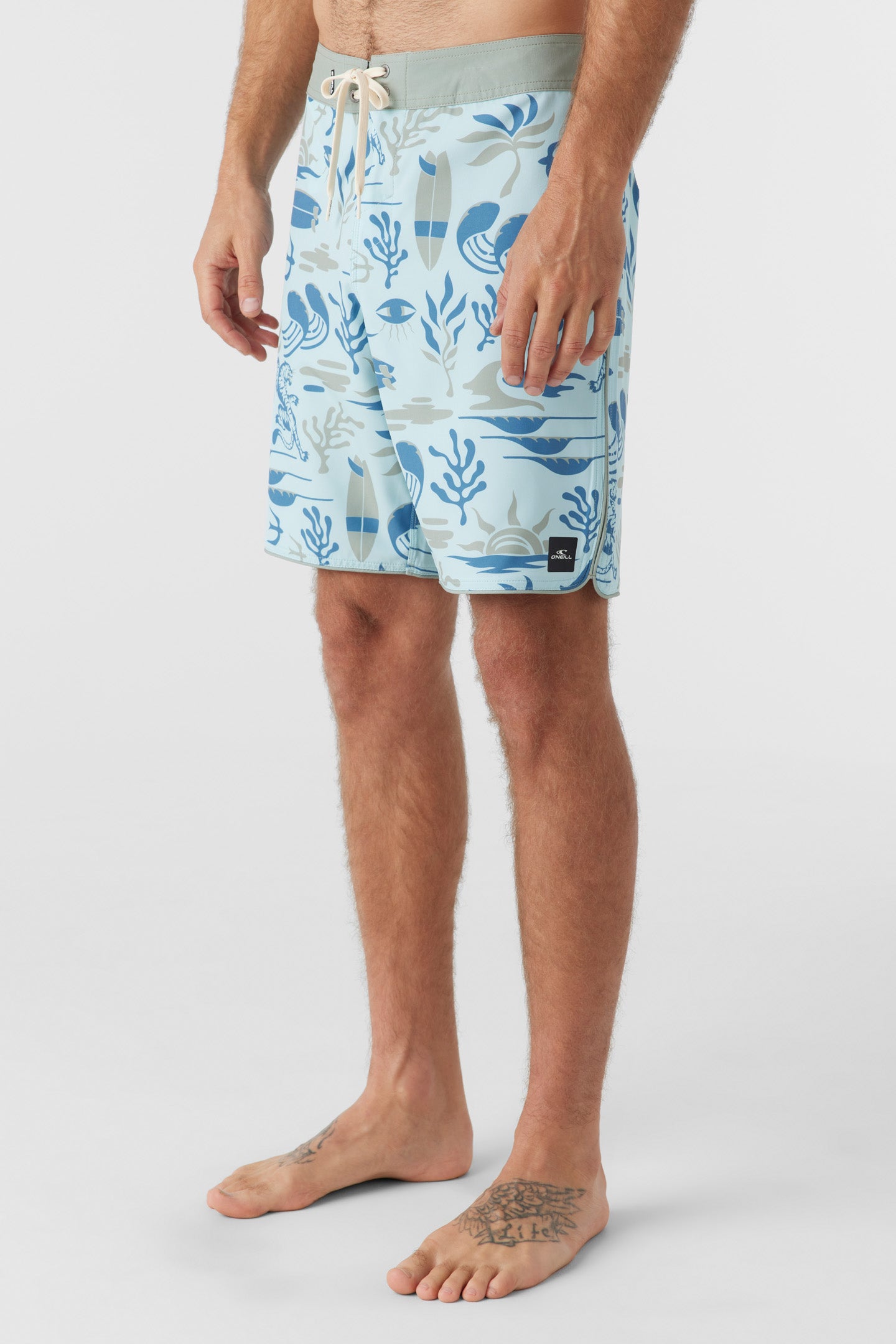 HYPERFREAK MYSTO SCALLOP 19" BOARDSHORTS