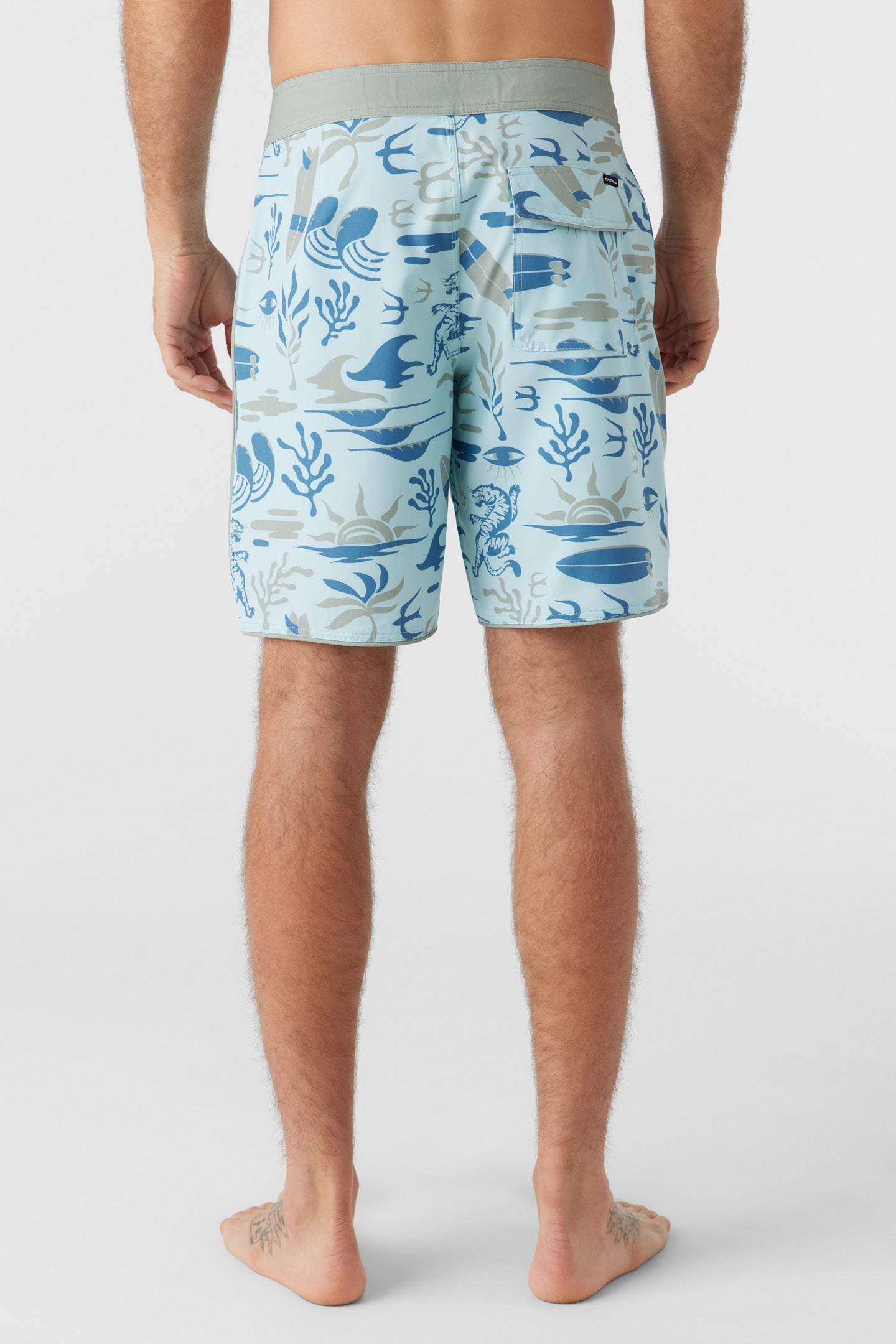 HYPERFREAK MYSTO SCALLOP 19" BOARDSHORTS