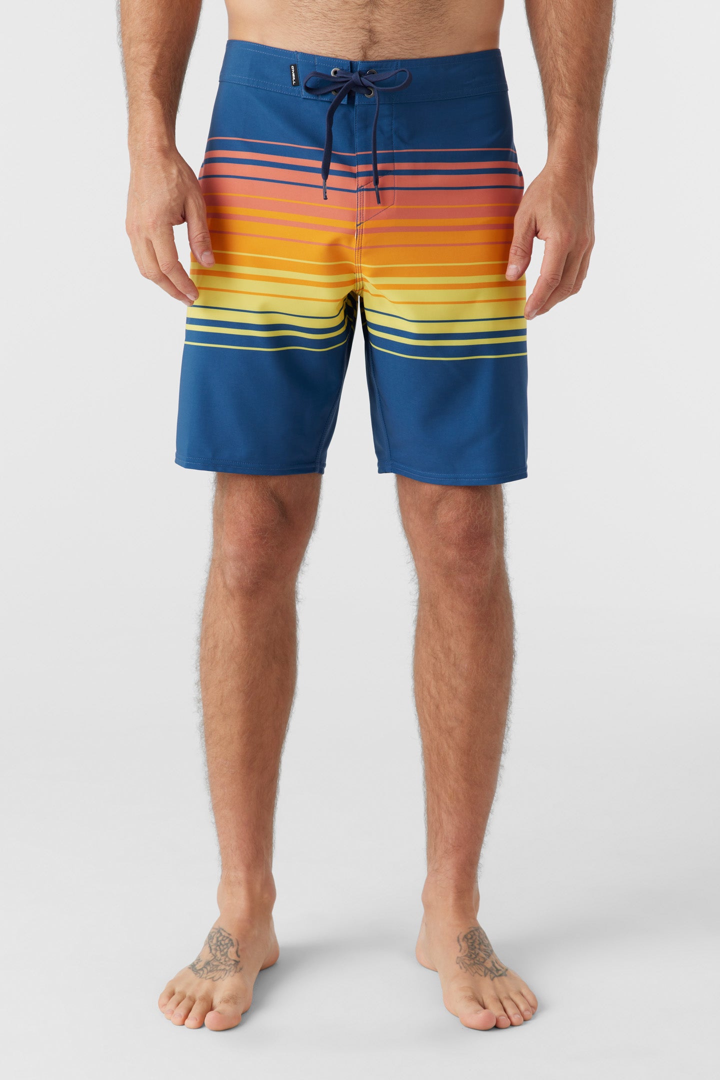 HYPERFREAK HEAT STRIPE LINE 19" BOARDSHORTS