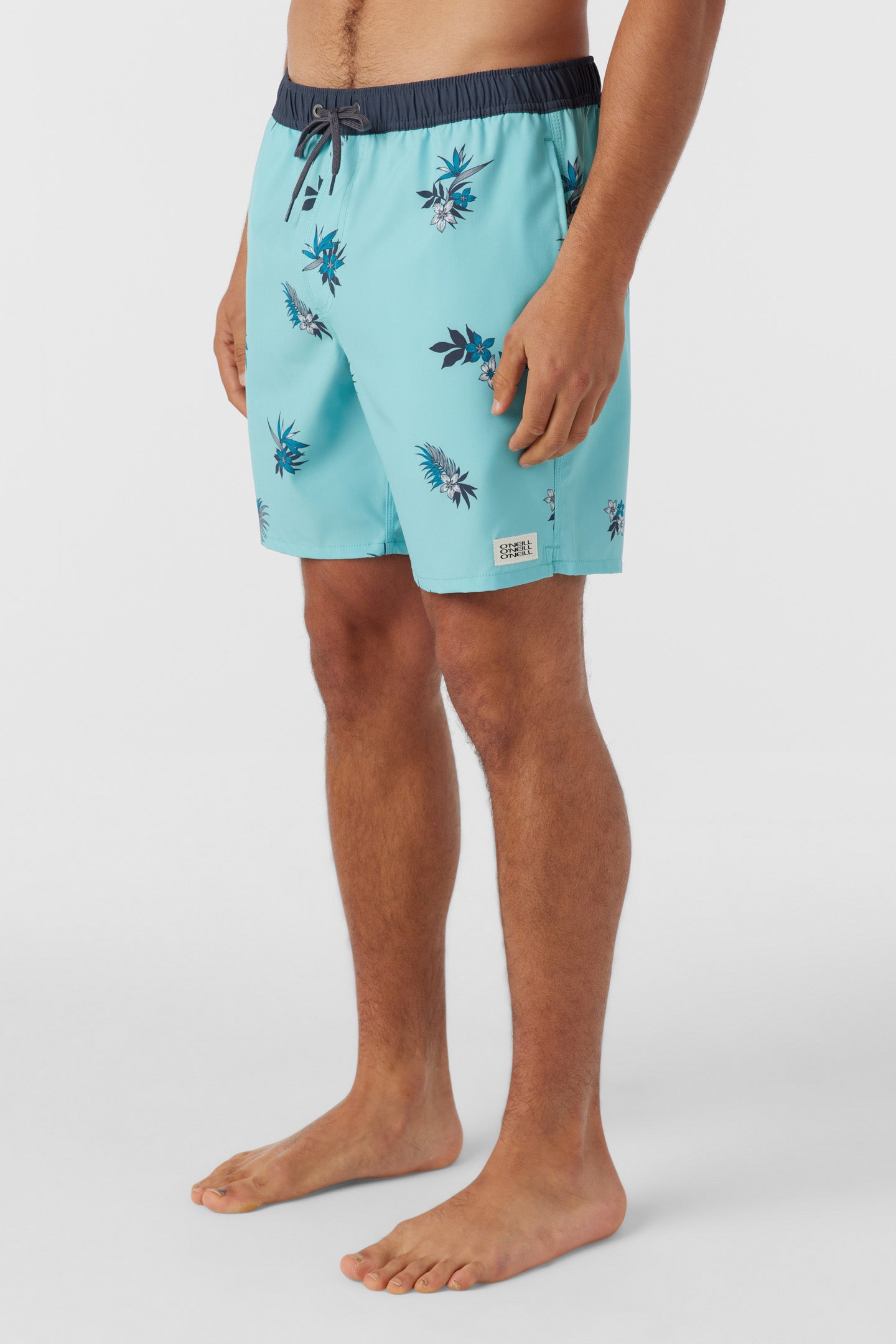 HERMOSA ELASTIC WAIST 17" SWIM TRUNKS