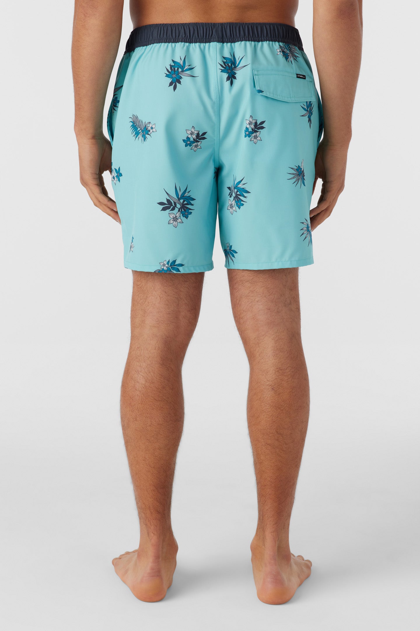 HERMOSA ELASTIC WAIST 17" SWIM TRUNKS