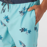 Hermosa Elastic Waist 17" Swim Trunks