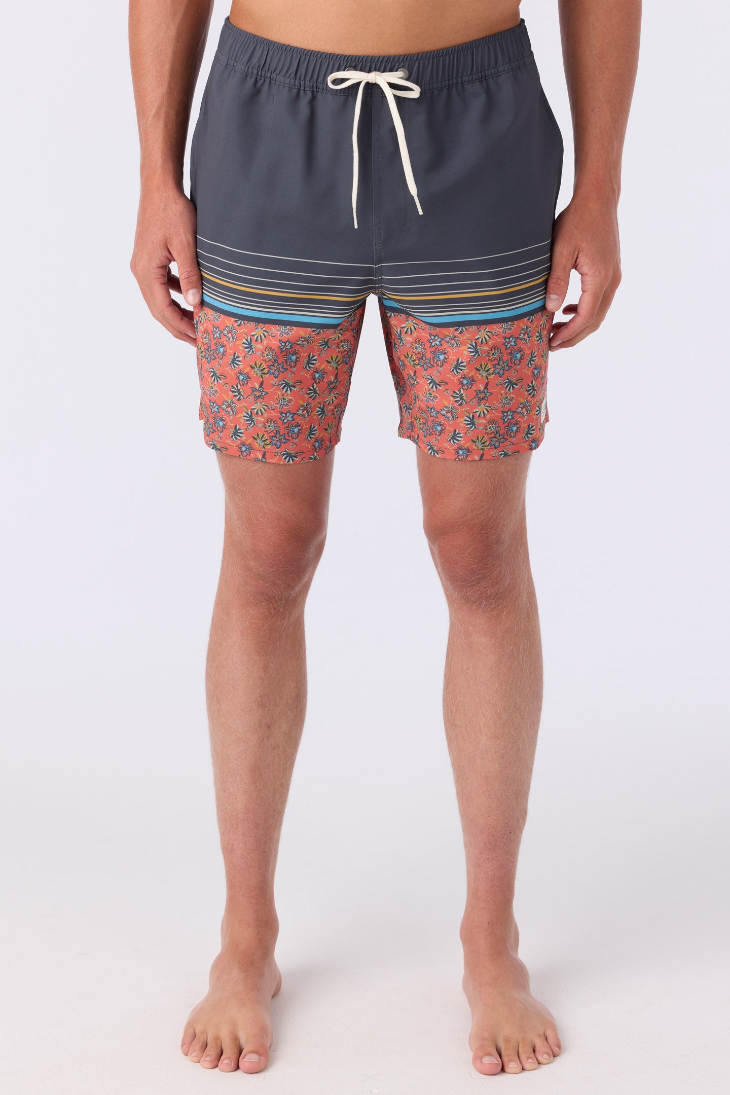 HERMOSA ELASTIC WAIST 17" SWIM TRUNKS