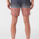 Hermosa Elastic Waist 17" Swim Trunks