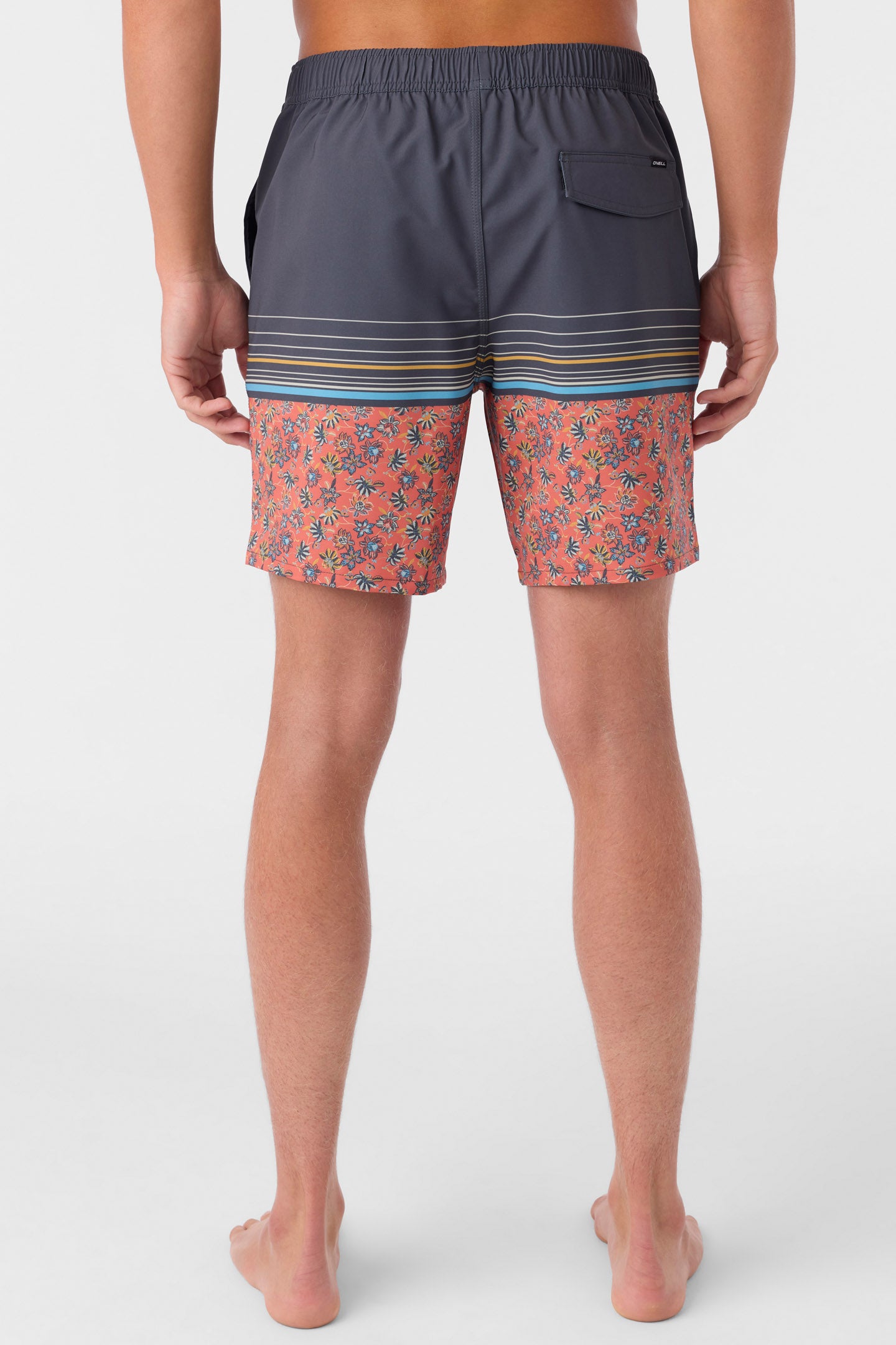 HERMOSA ELASTIC WAIST 17" SWIM TRUNKS