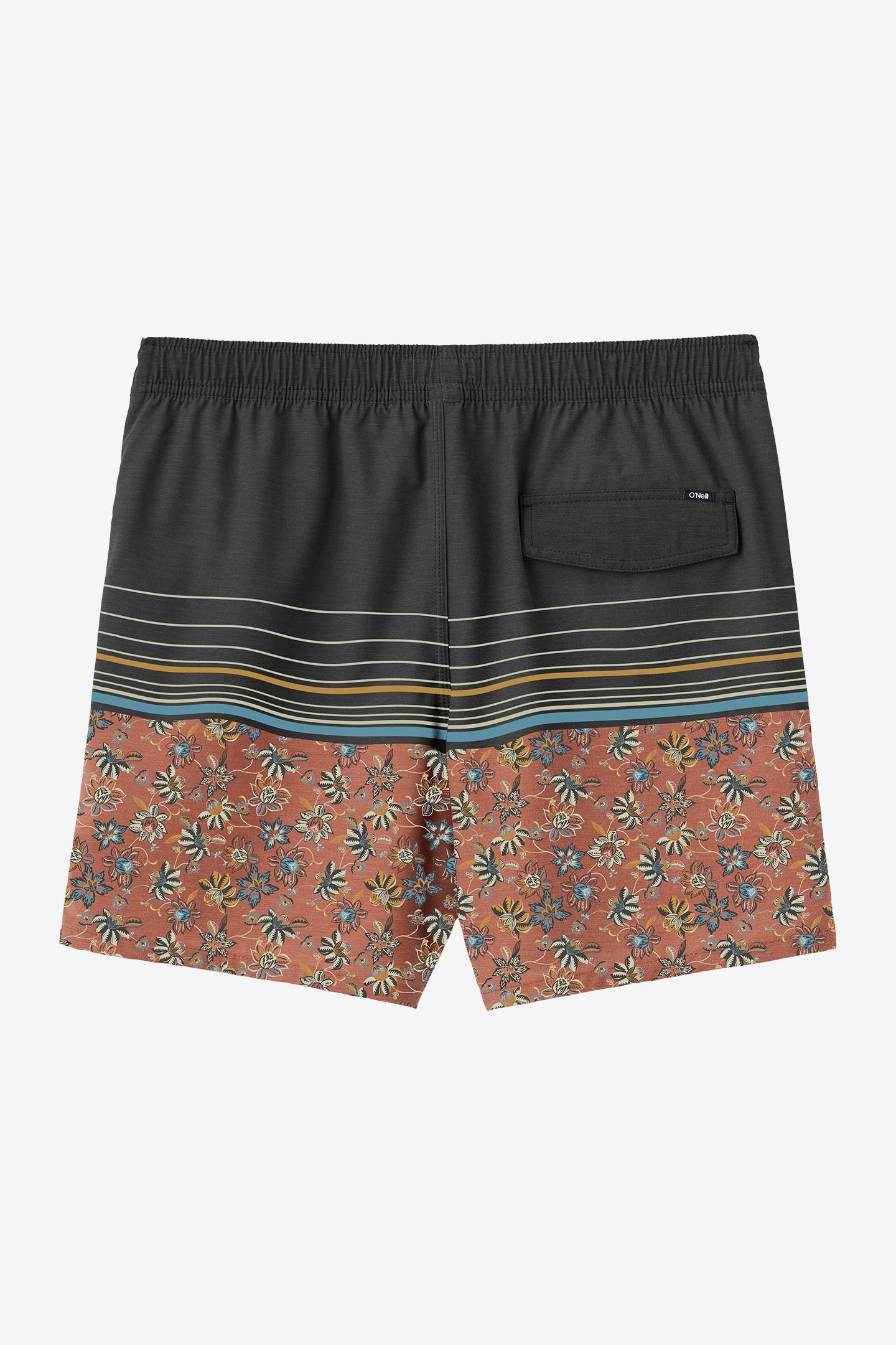 HERMOSA ELASTIC WAIST 17" SWIM TRUNKS