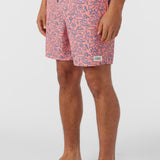 Hermosa Elastic Waist 17" Swim Trunks