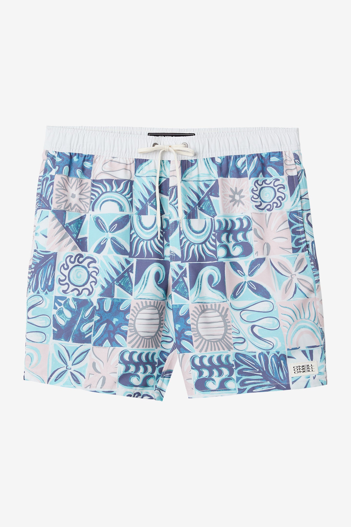 HERMOSA ELASTIC WAIST 17" SWIM TRUNKS