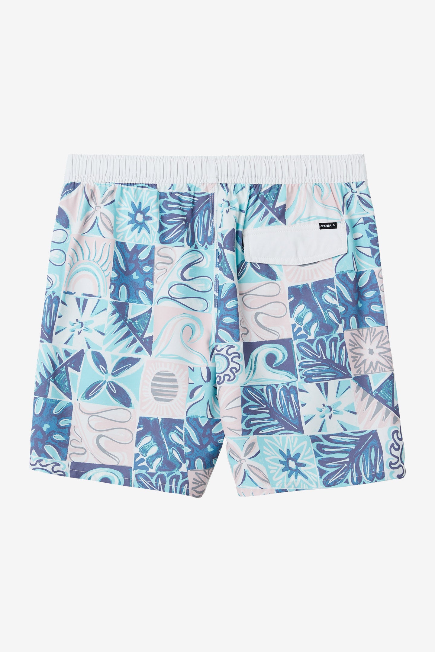 HERMOSA ELASTIC WAIST 17" SWIM TRUNKS