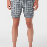 Hermosa Elastic Waist 17" Swim Trunks