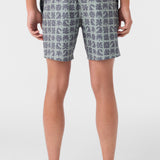 Hermosa Elastic Waist 17" Swim Trunks