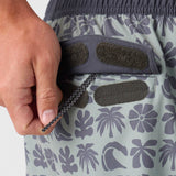 Hermosa Elastic Waist 17" Swim Trunks