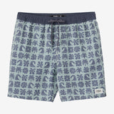 Hermosa Elastic Waist 17" Swim Trunks