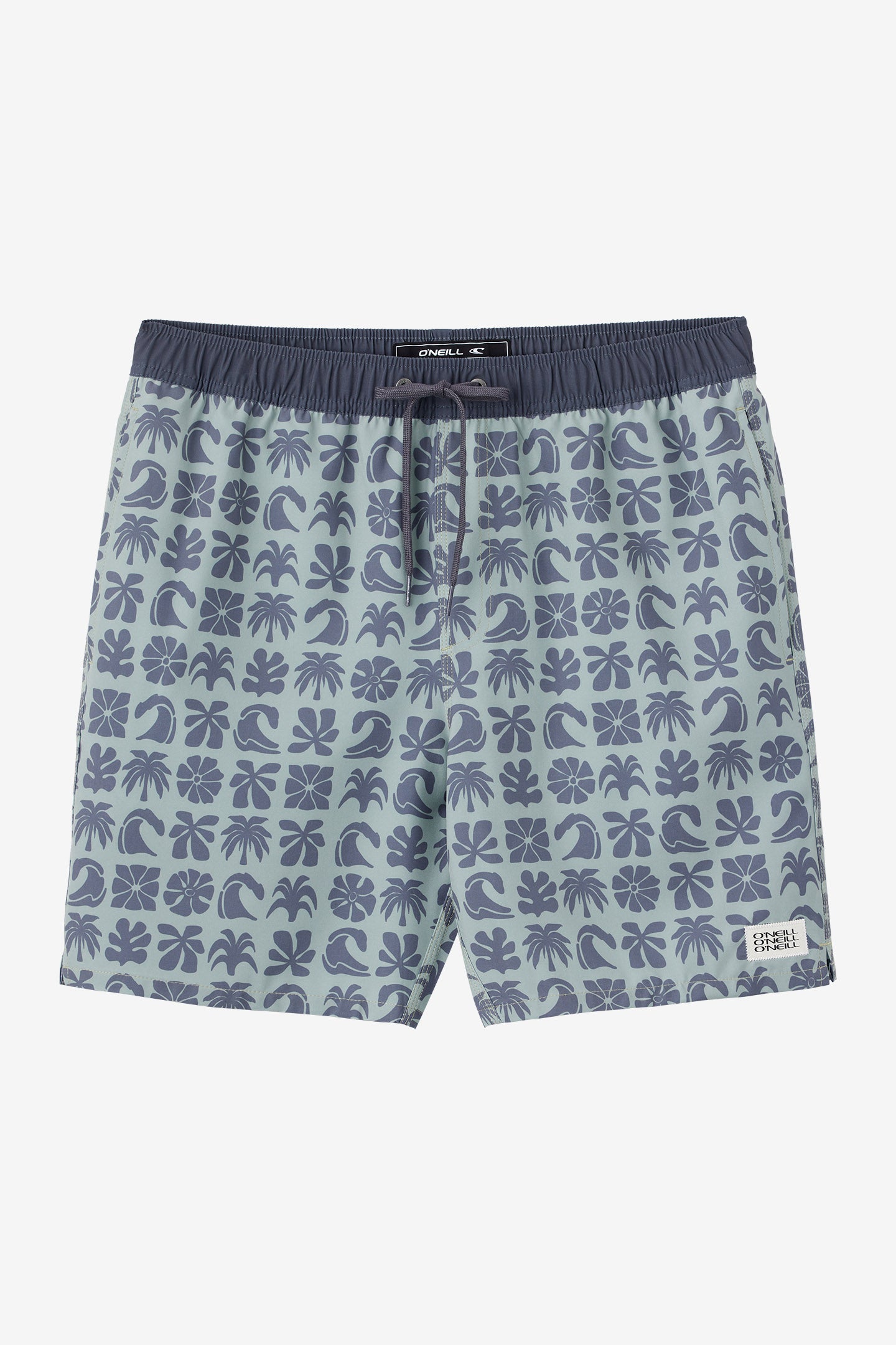 HERMOSA ELASTIC WAIST 17" SWIM TRUNKS