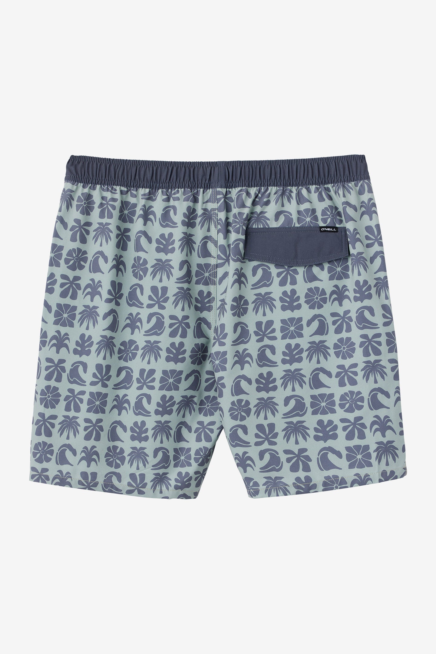 HERMOSA ELASTIC WAIST 17" SWIM TRUNKS