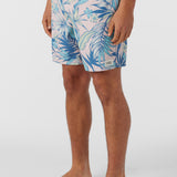 Hermosa Elastic Waist 17" Swim Trunks