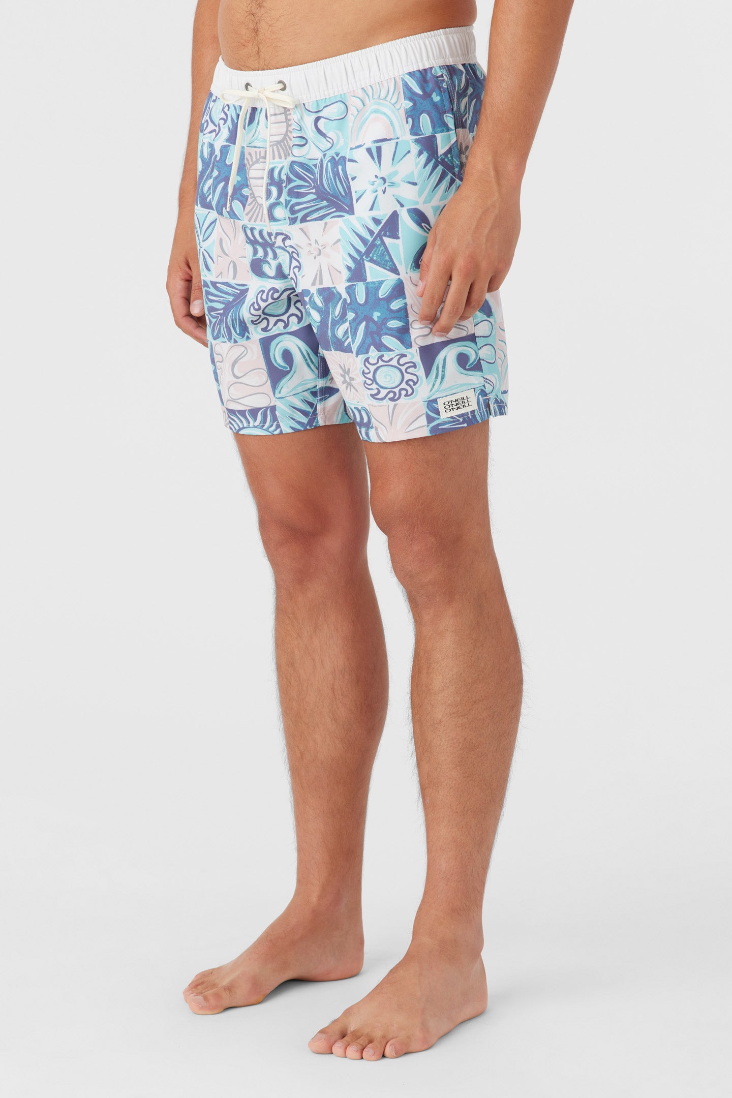 HERMOSA ELASTIC WAIST 17" SWIM TRUNKS