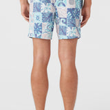 Hermosa Elastic Waist 17" Swim Trunks