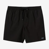 Lennox Hermosa Solid Elastic Waist 17" Swim Trunks