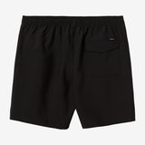 Lennox Hermosa Solid Elastic Waist 17" Swim Trunks