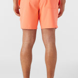 Lennox Hermosa Solid Elastic Waist 17" Swim Trunks