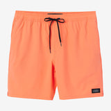 Lennox Hermosa Solid Elastic Waist 17" Swim Trunks