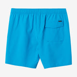 Lennox Hermosa Solid Elastic Waist 17" Swim Trunks