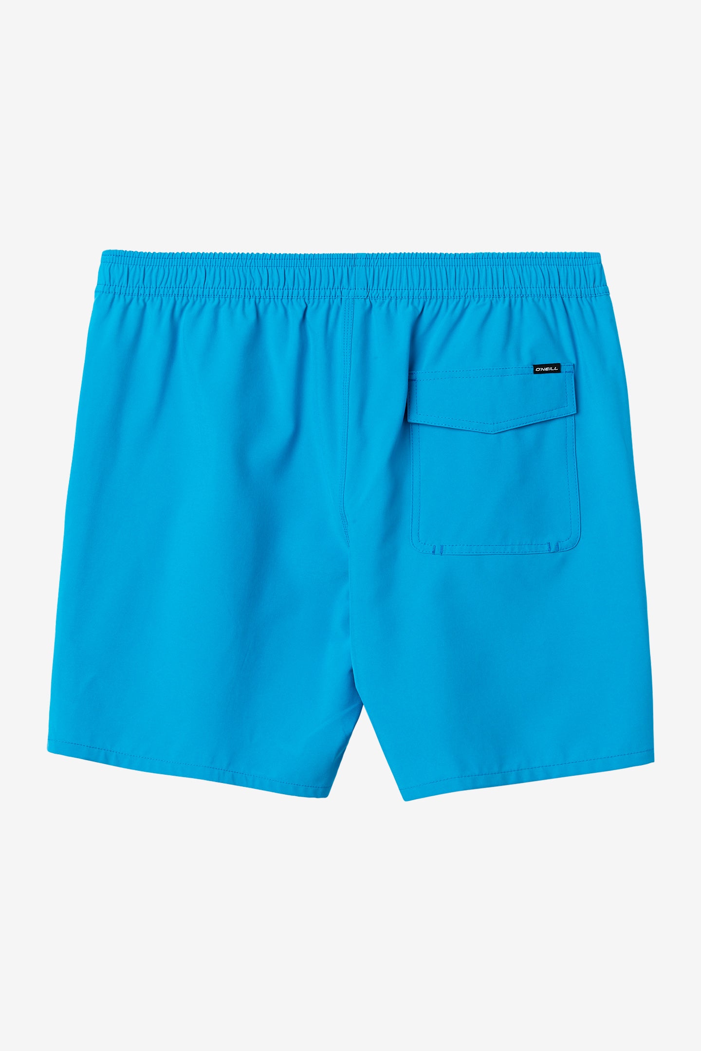 LENNOX HERMOSA SOLID ELASTIC WAIST 17" SWIM TRUNKS