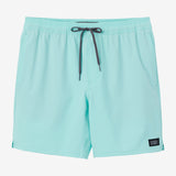 Lennox Hermosa Solid Elastic Waist 17" Swim Trunks