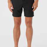 Lennox Hermosa Solid Elastic Waist 17" Swim Trunks